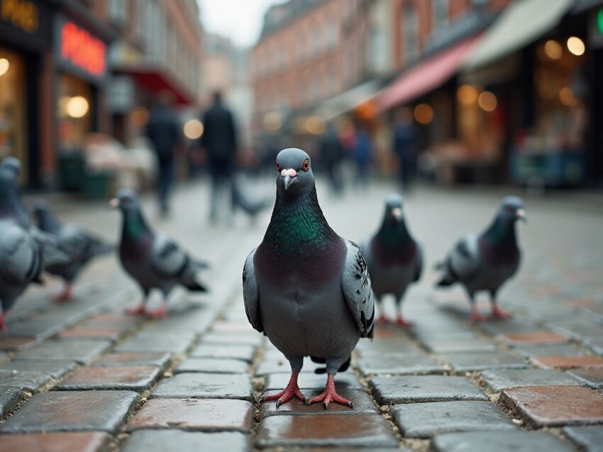No. 12, identifiable by a missing left toe, at his corner on Market Square